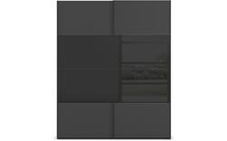 Goossens kledingkast finca combi glans mat glas wit hoogwaardig meubelplaat - 8244373-{merk}-finca-combi-sts-wit-schuifdeuren-01